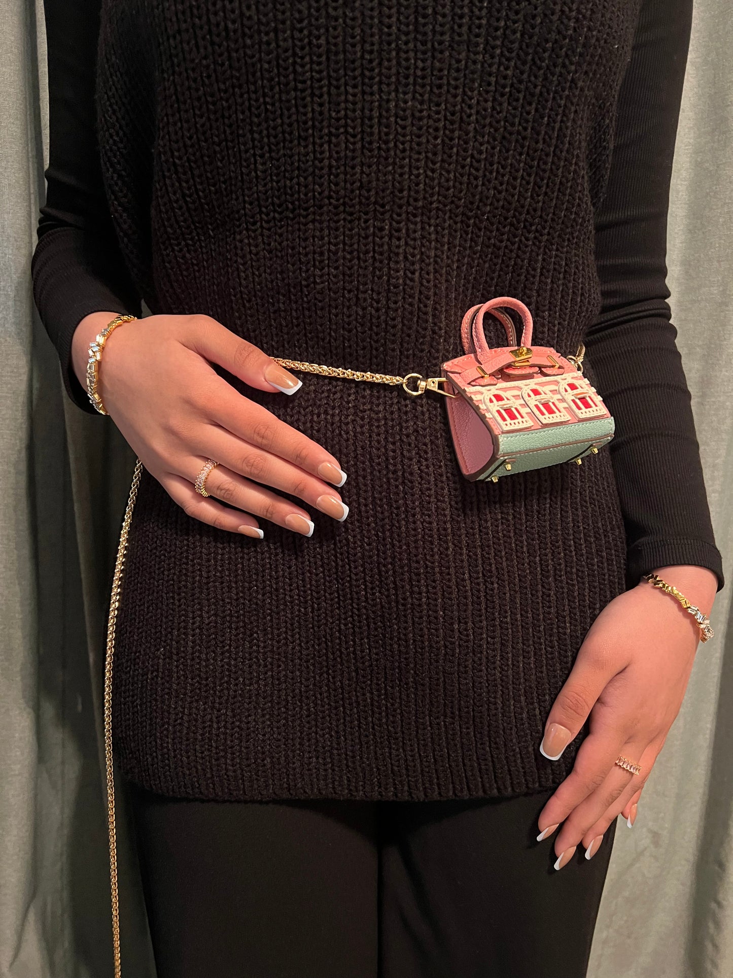 Paris Gold Extendable Bag Chain