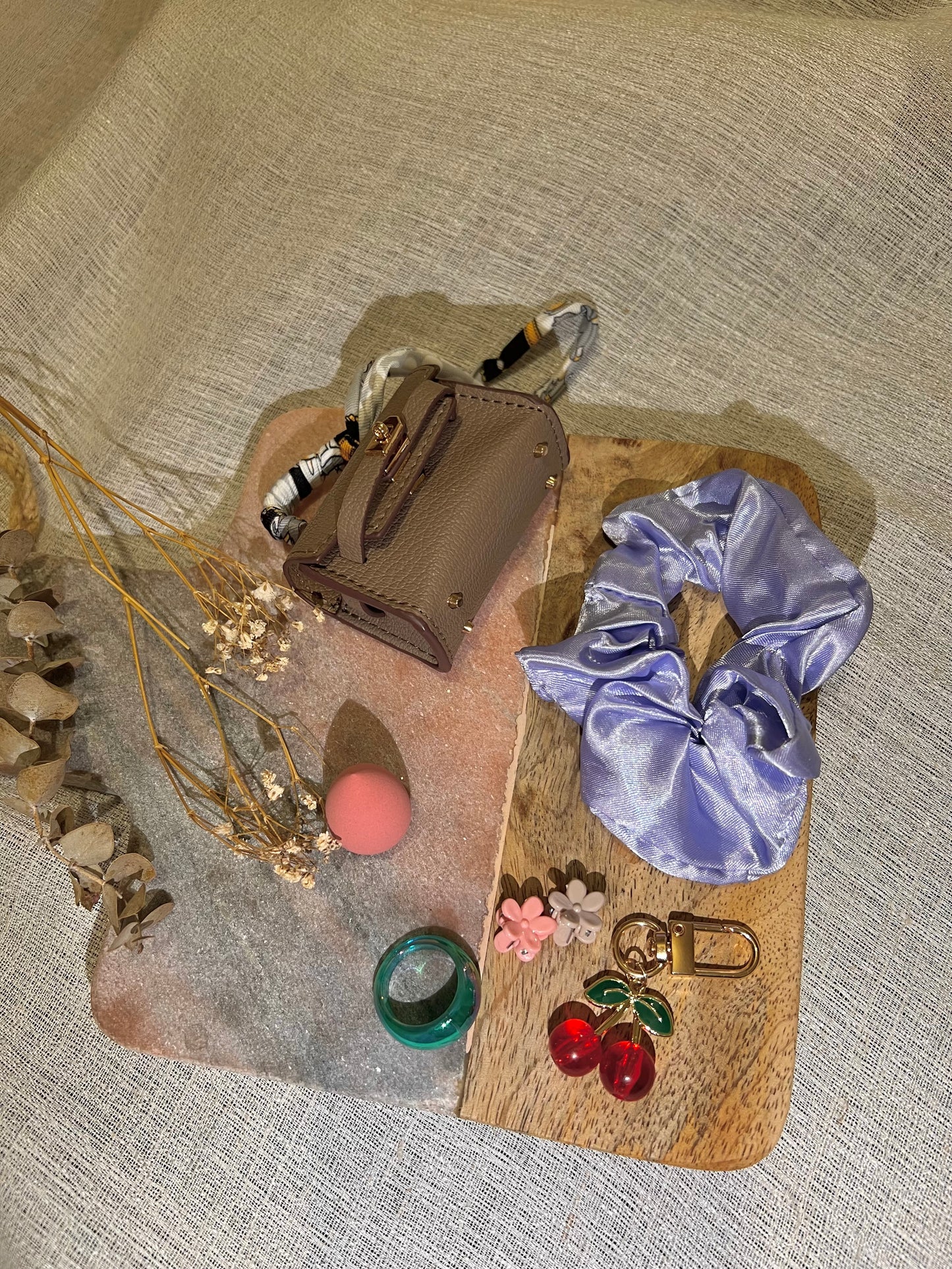 Paris IV Miniature Handbag AirPod Case/ Bag Charm & Complimentary Gift