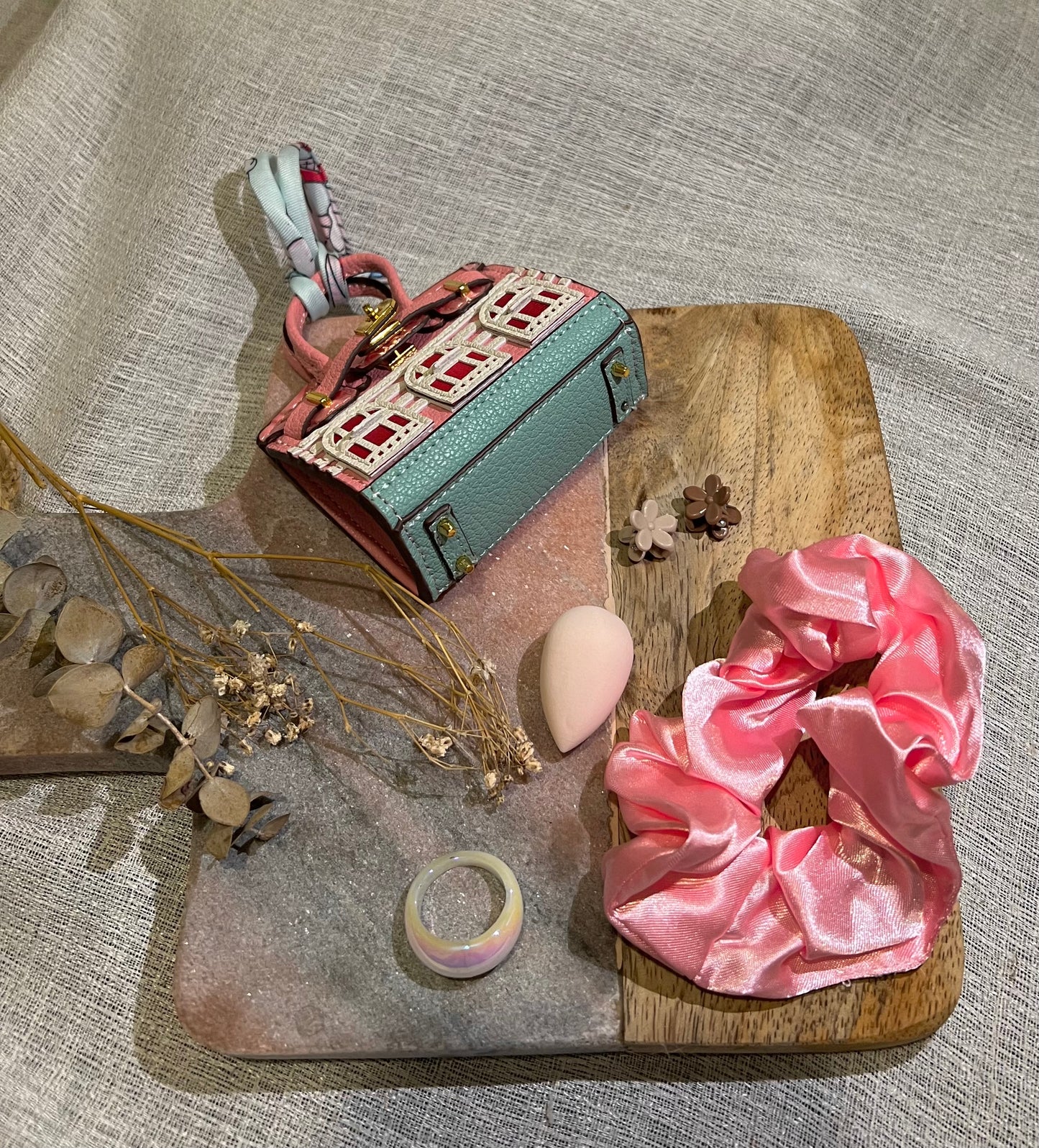 Paris Maison Versatile Miniature Handbag Bag Charm & Complimentary Gift
