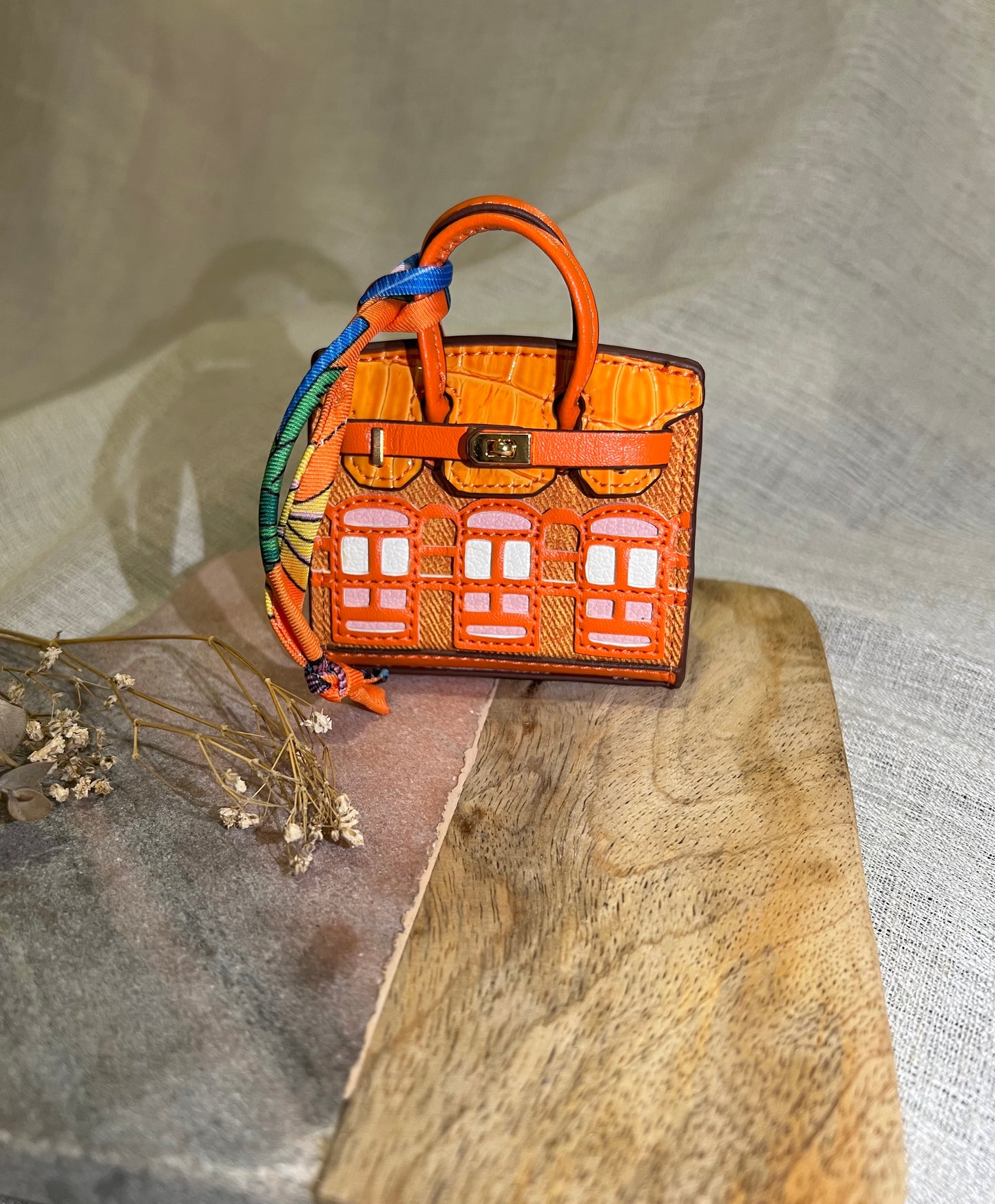Paris Maison Versatile Miniature Handbag Bag Charm & Complimentary Gift