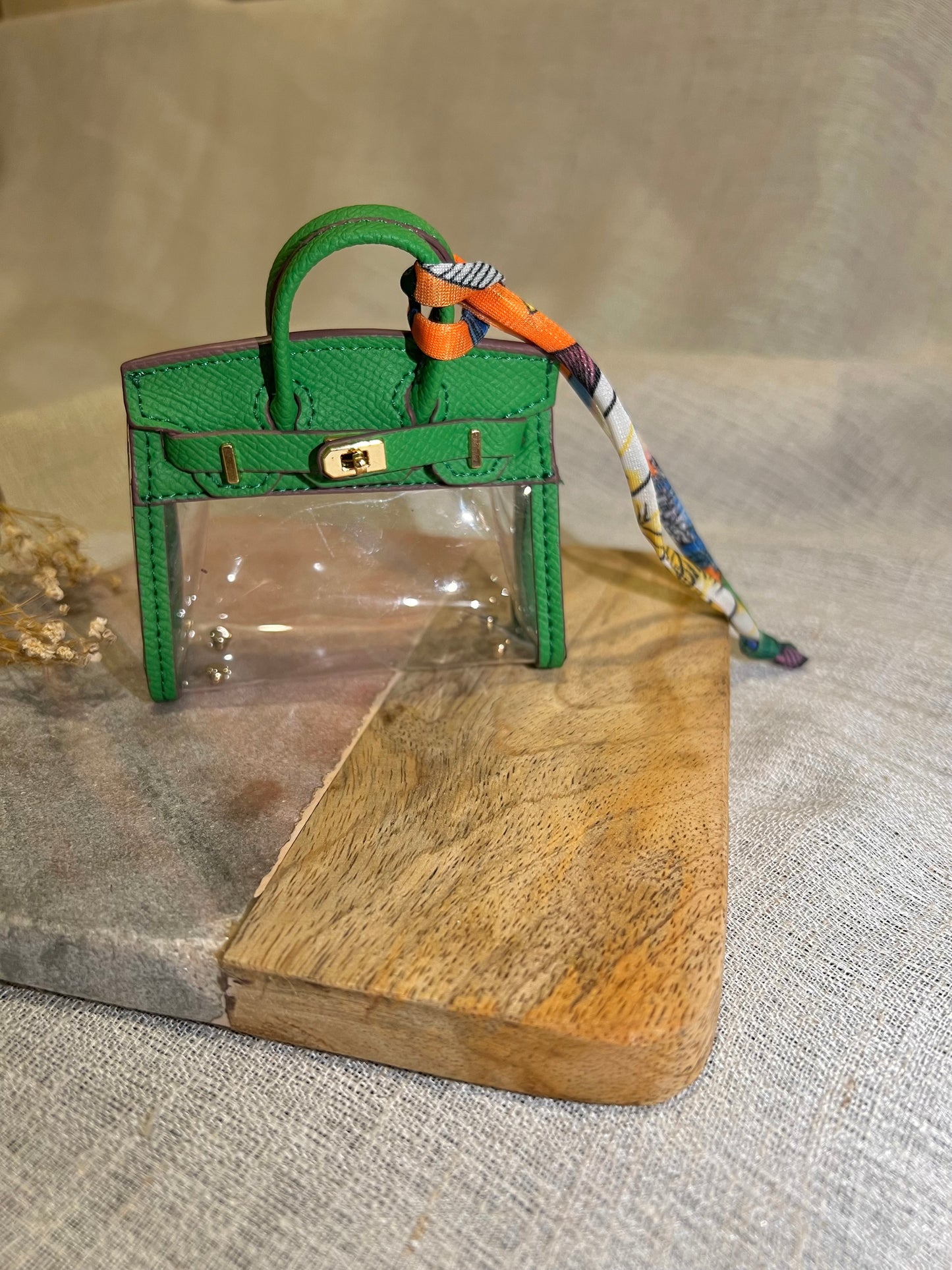 Paris III Miniature Versatile Handbag Bag Charm & Complimentary Gift