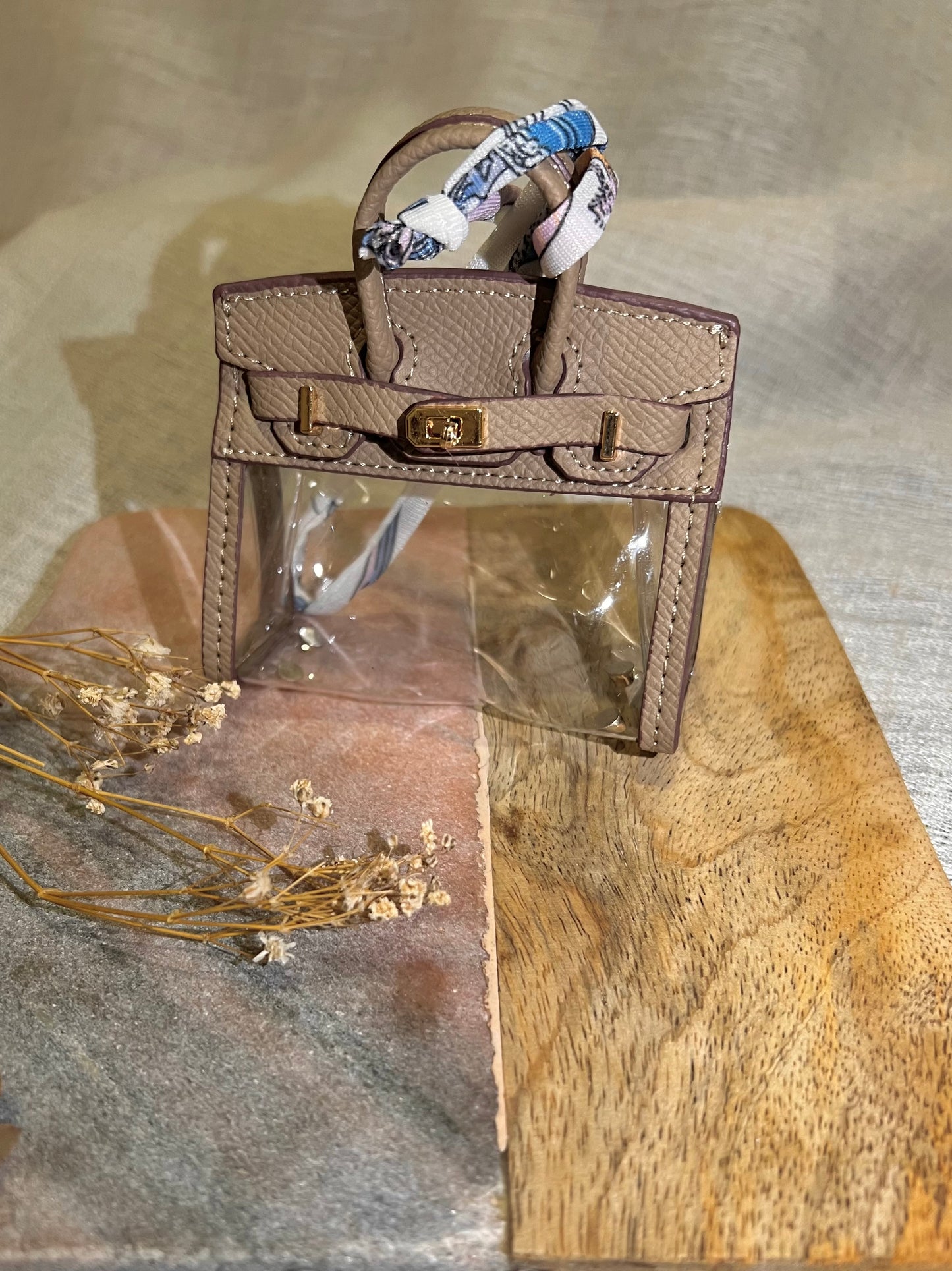 Paris III Miniature Versatile Handbag Bag Charm & Complimentary Gift
