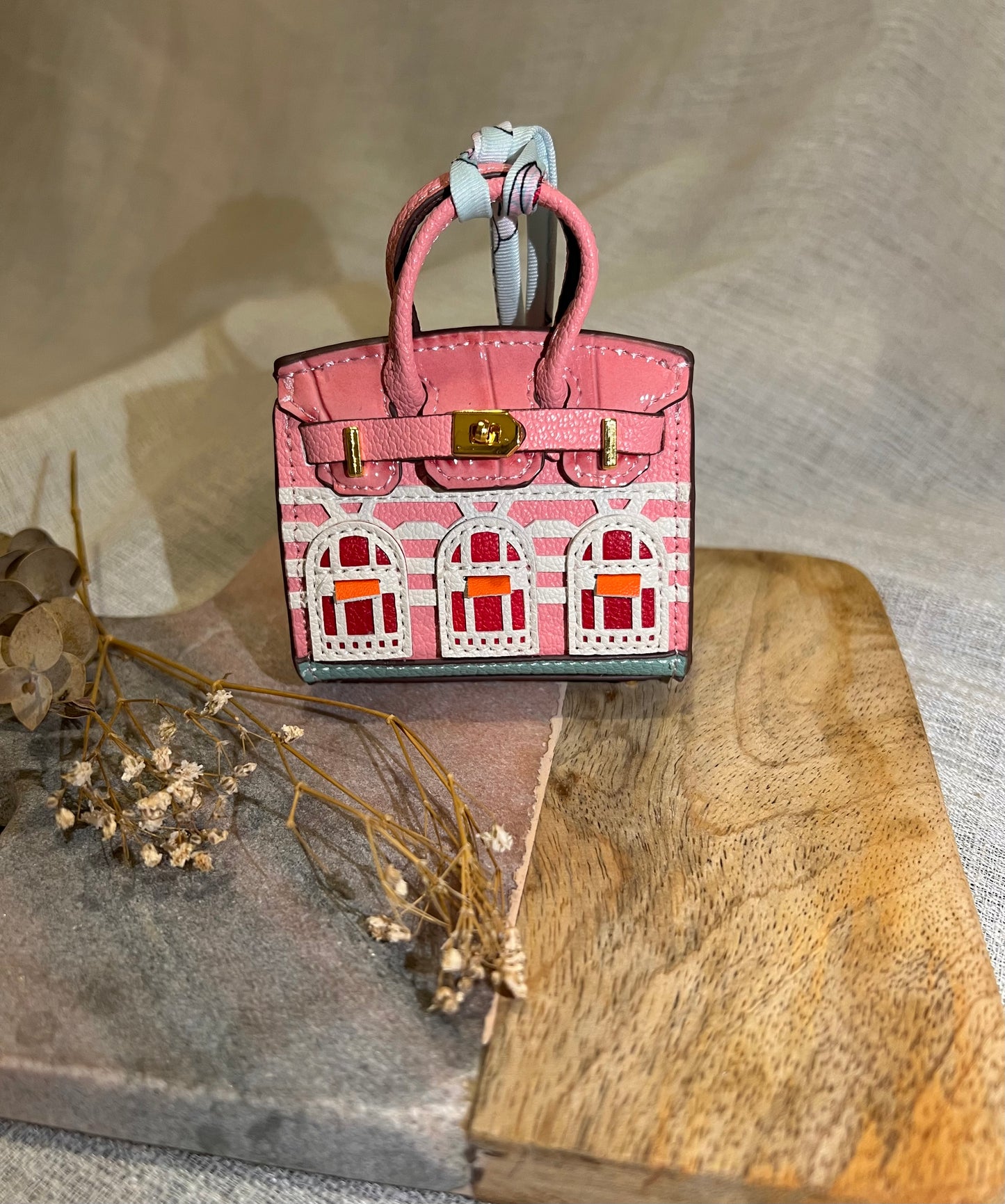 Paris Maison Versatile Miniature Handbag Bag Charm & Complimentary Gift
