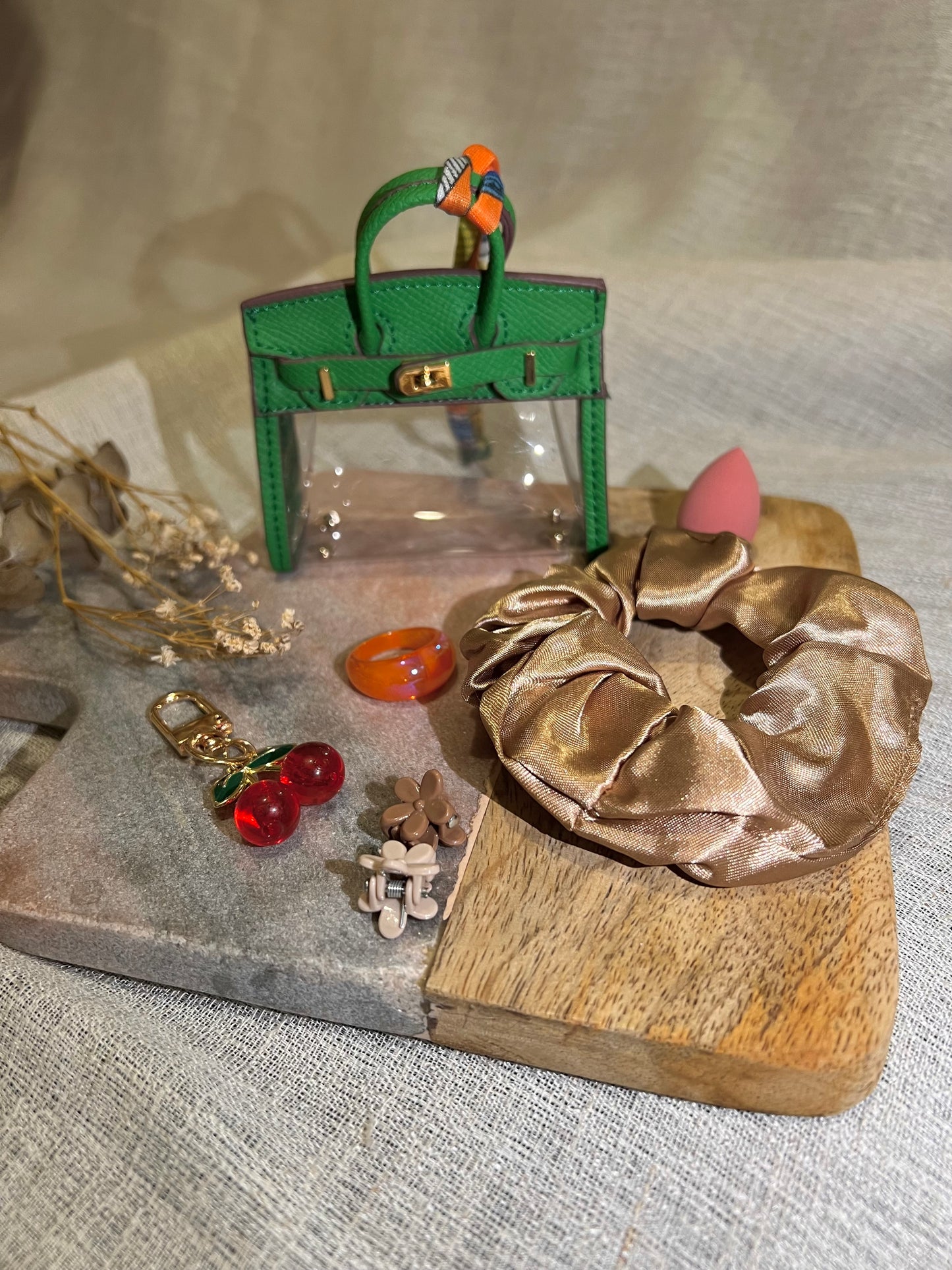Paris III Miniature Versatile Handbag Bag Charm & Complimentary Gift